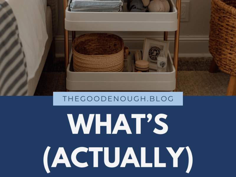 Why a Bedside Cart Is a Newborn Phase&nbsp;Essential